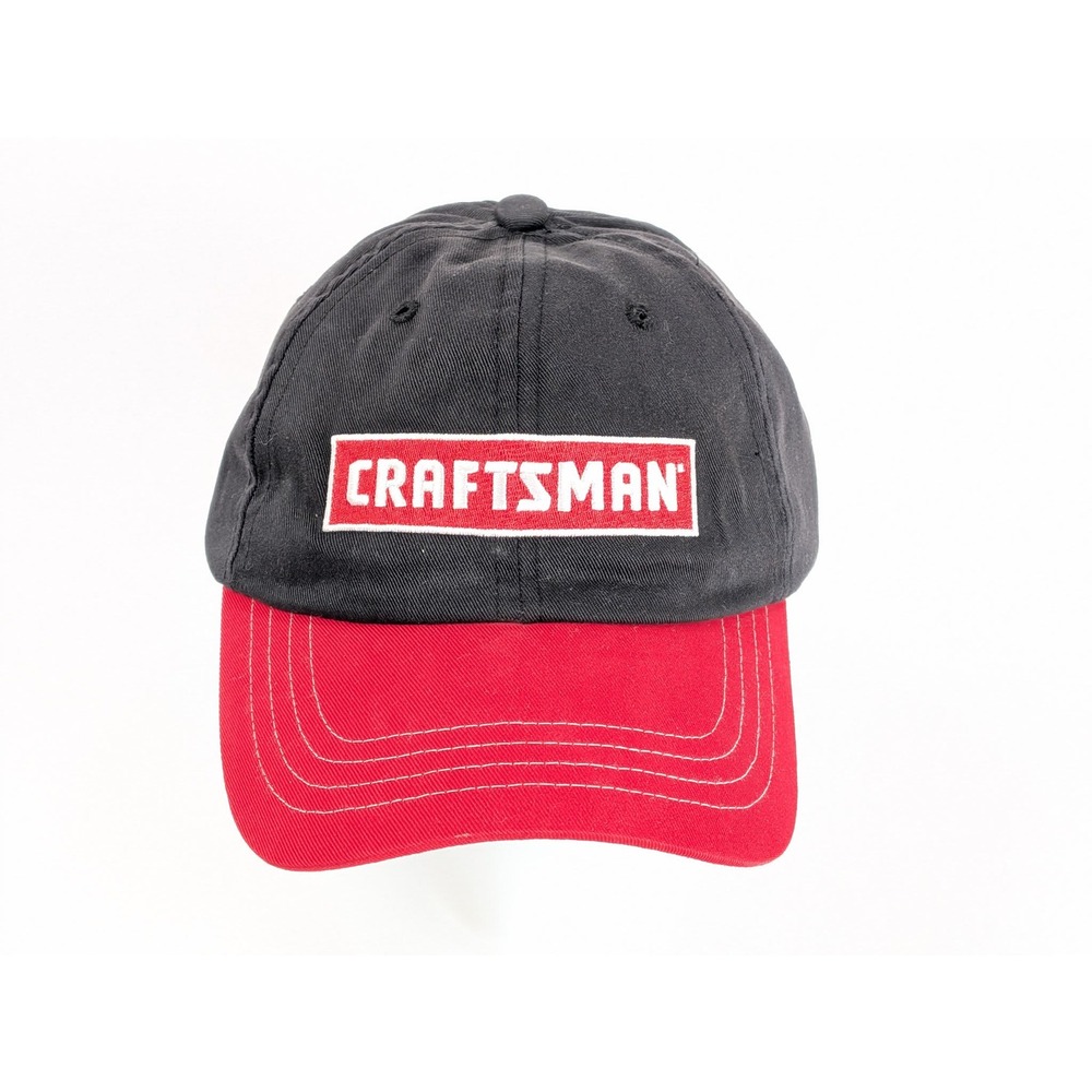 Craftsman Baseball Cap Black Red Logo Makes Anything Possible One Size Fits All